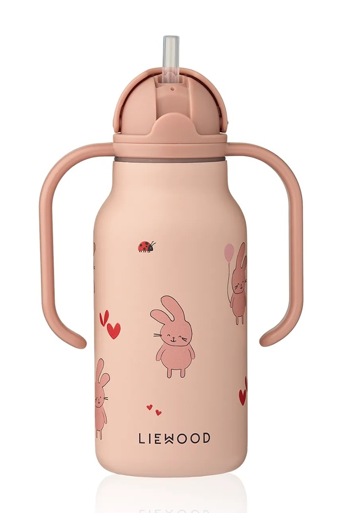 Liewood Butelka na wodę dziecięca Kimmie Water Bottle 250 ml LW19618.9BY2 różowy AW26