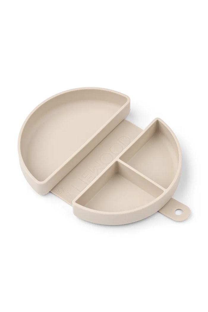 Liewood pudełko dziecięce Eugene Foldable Snack Box LW19265.9BY2 beżowy AW26