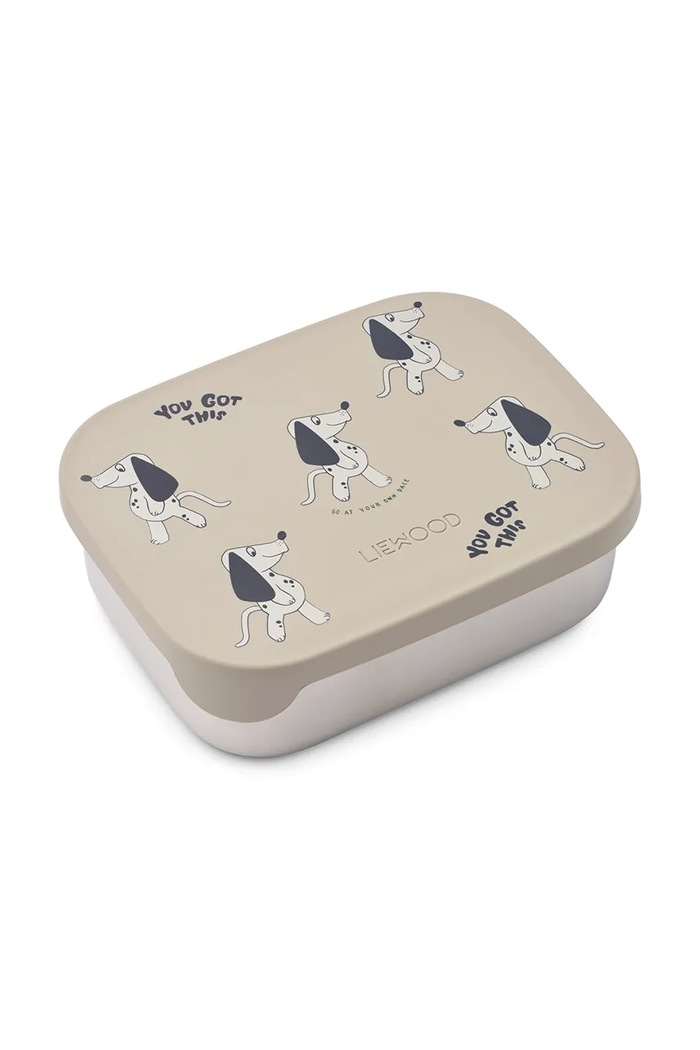 Liewood Lunchbox dziecięcy Arthur Printed Lunchbox szary LW14982.9BY2