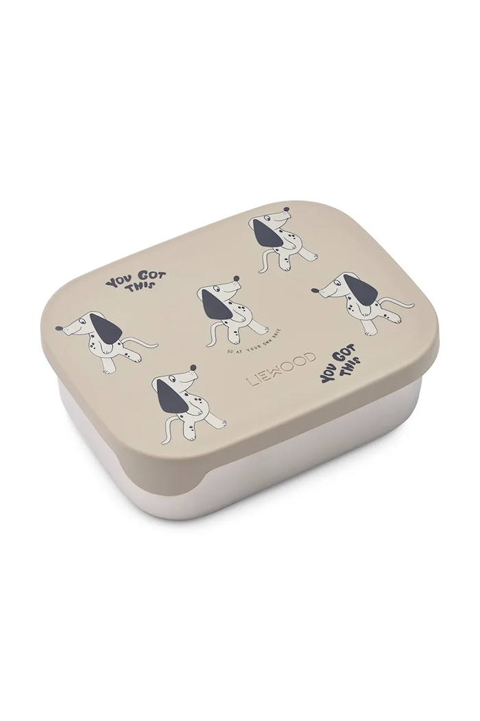 Liewood Lunchbox dziecięcy Arthur Printed Lunchbox szary LW14982.9BY2