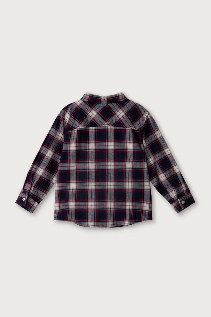 United Colors of Benetton Cămașă pentru copii din bumbac 5PBAGQ03E.P.Seasonal bleumarin AW26