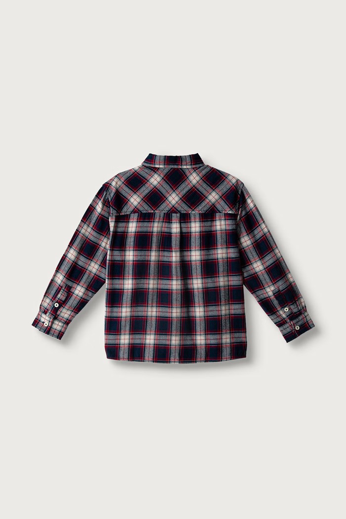 United Colors of Benetton Koszula dziecięca bawełniana 5PBACQ055.G.Seasonal granatowy AW26