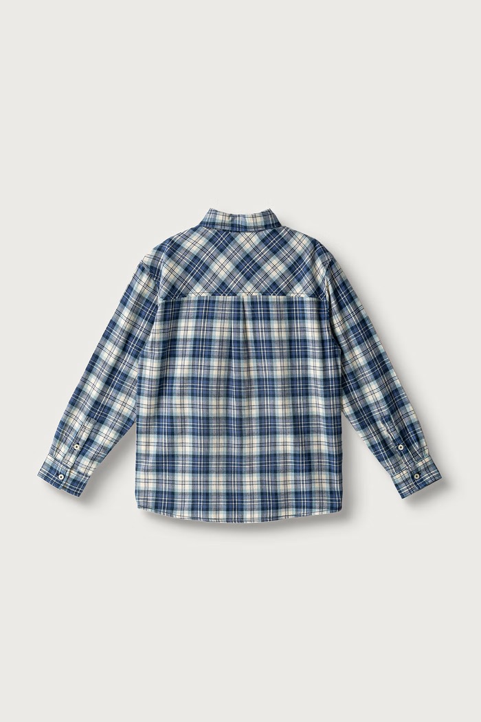 United Colors of Benetton Koszula dziecięca bawełniana 5PBACQ055.G.Seasonal granatowy AW26