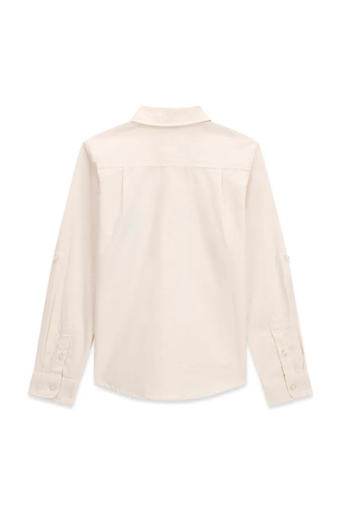 Guess Koszula dziecięca bawełniana L6BH03.W4110.9BY2 beżowy AW26