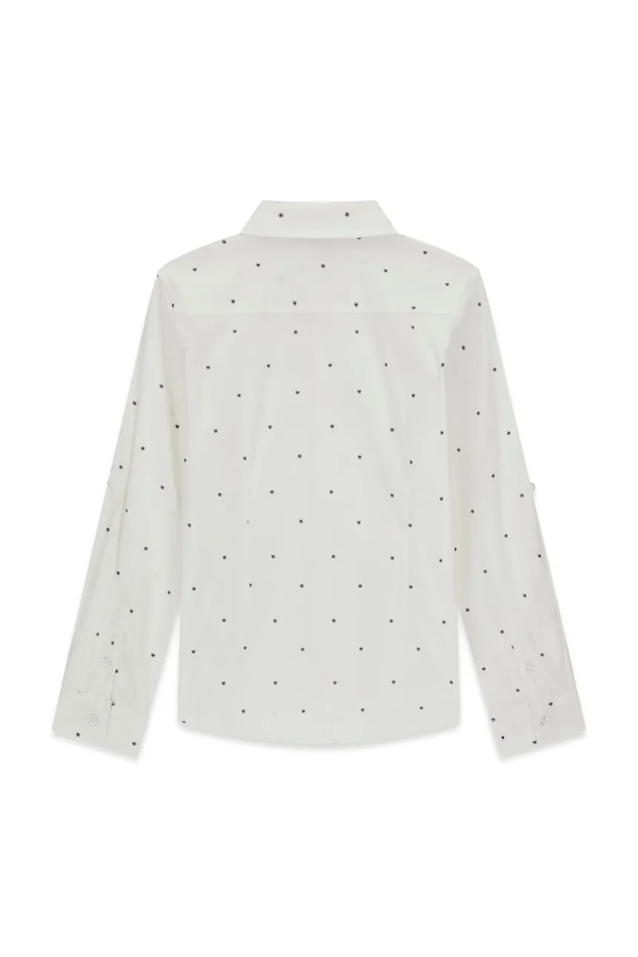 Guess Koszula dziecięca z bawełną L6BH01.W4106.9BY2 biały AW26