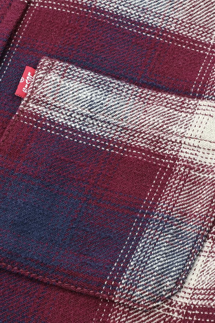 Dječaci Levi's košulja za djecu od pamuka SHADOW PLAID SHIRT 8ER927 bordo