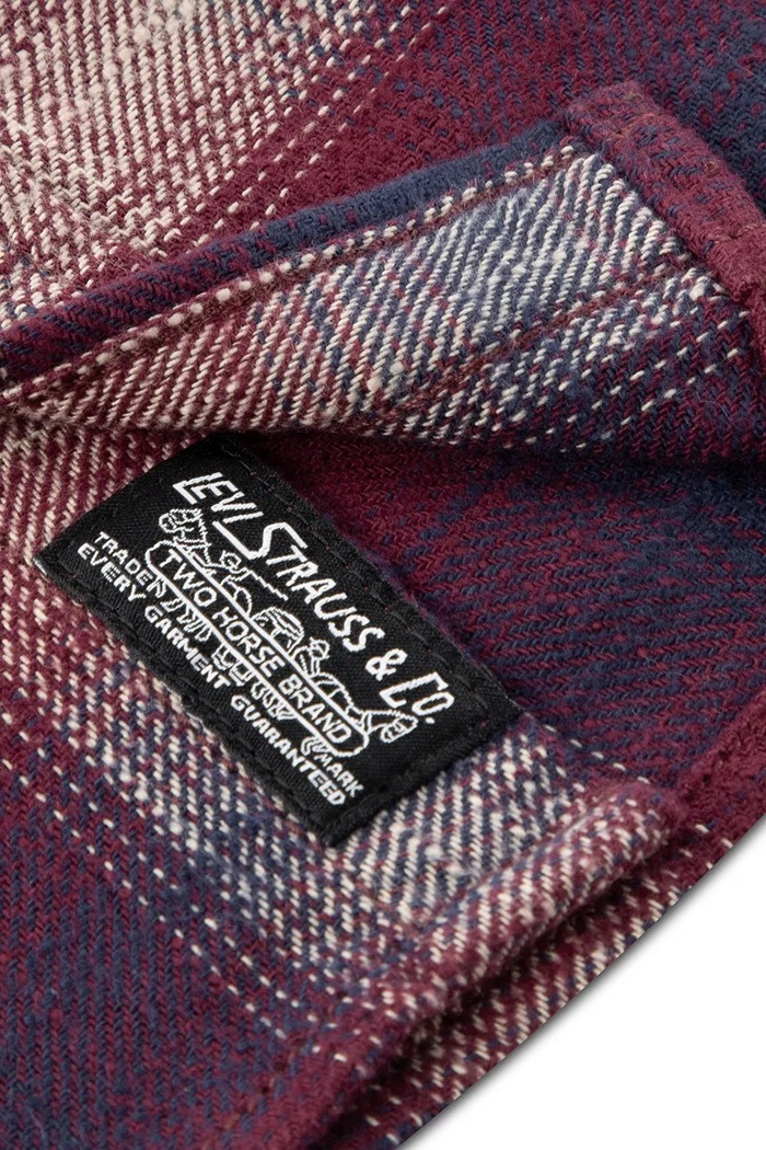 Levi's košulja za djecu od pamuka SHADOW PLAID SHIRT bordo 8ER927