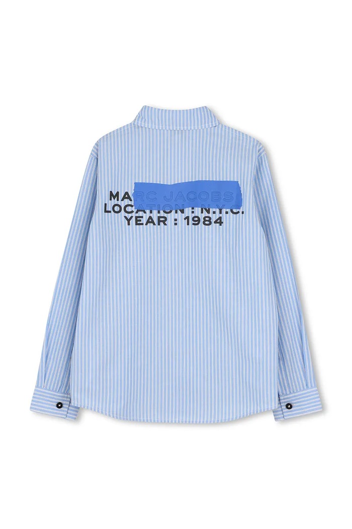 MARC JACOBS Koszula dziecięca bawełniana W61061.114.150 niebieski AW26