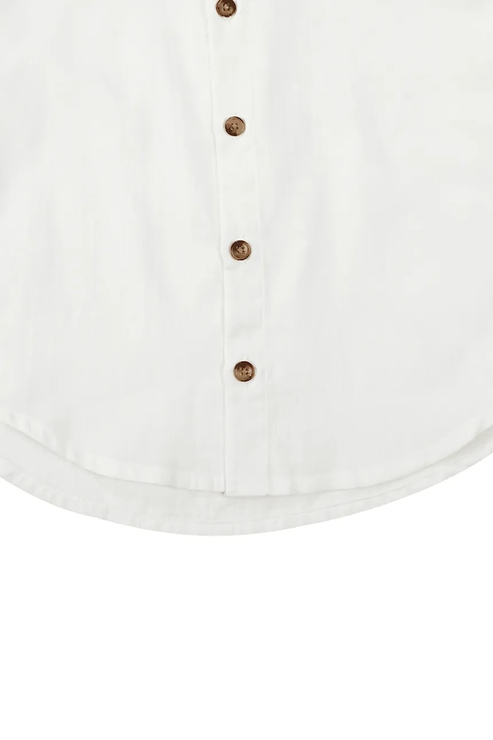Donsje koszula dziecięca bawełniana Chee Shirt biały 4079400