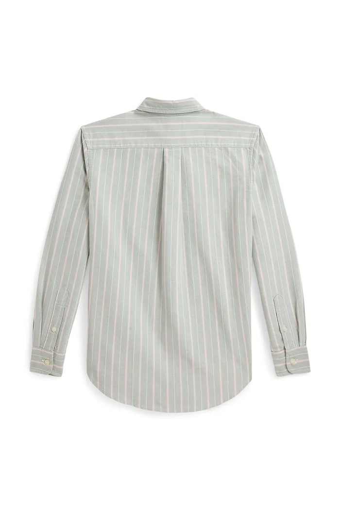 Dječaci Polo Ralph Lauren Oxford košulja za djecu od pamuka 323B24627001 siva
