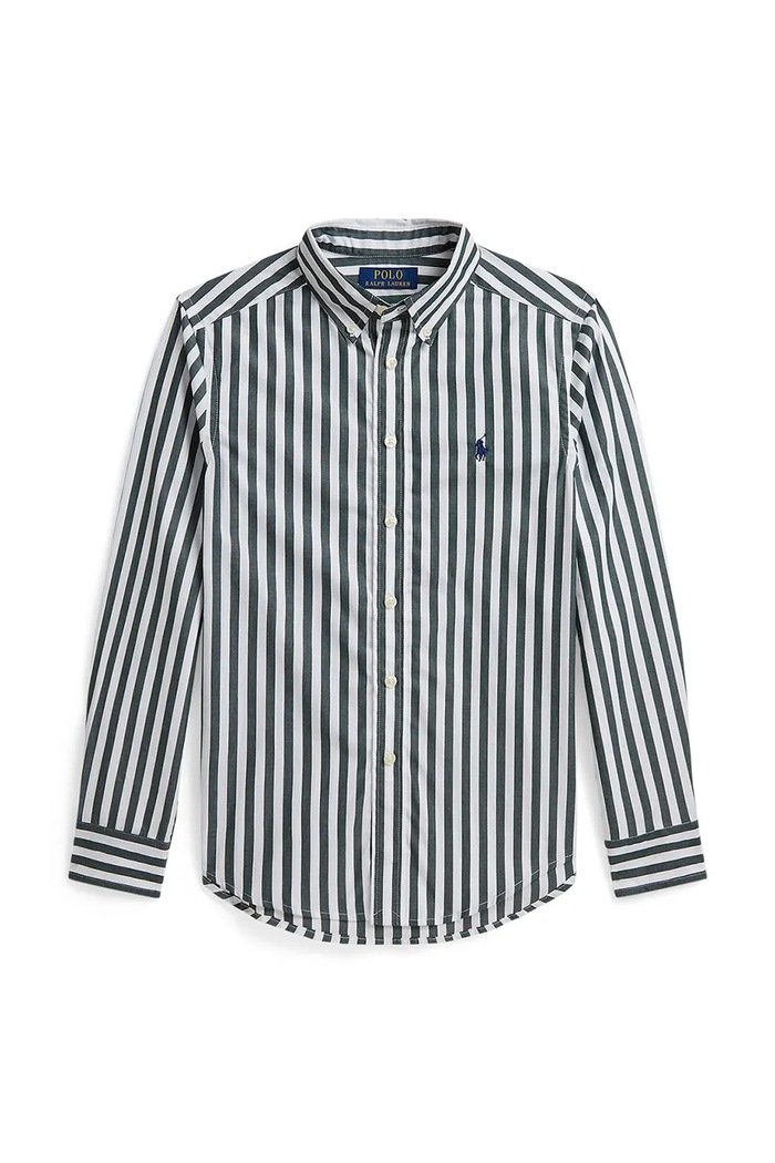 Polo Ralph Lauren Košulja za djecu od pamuka 323979319505 mornarsko plava AW26
