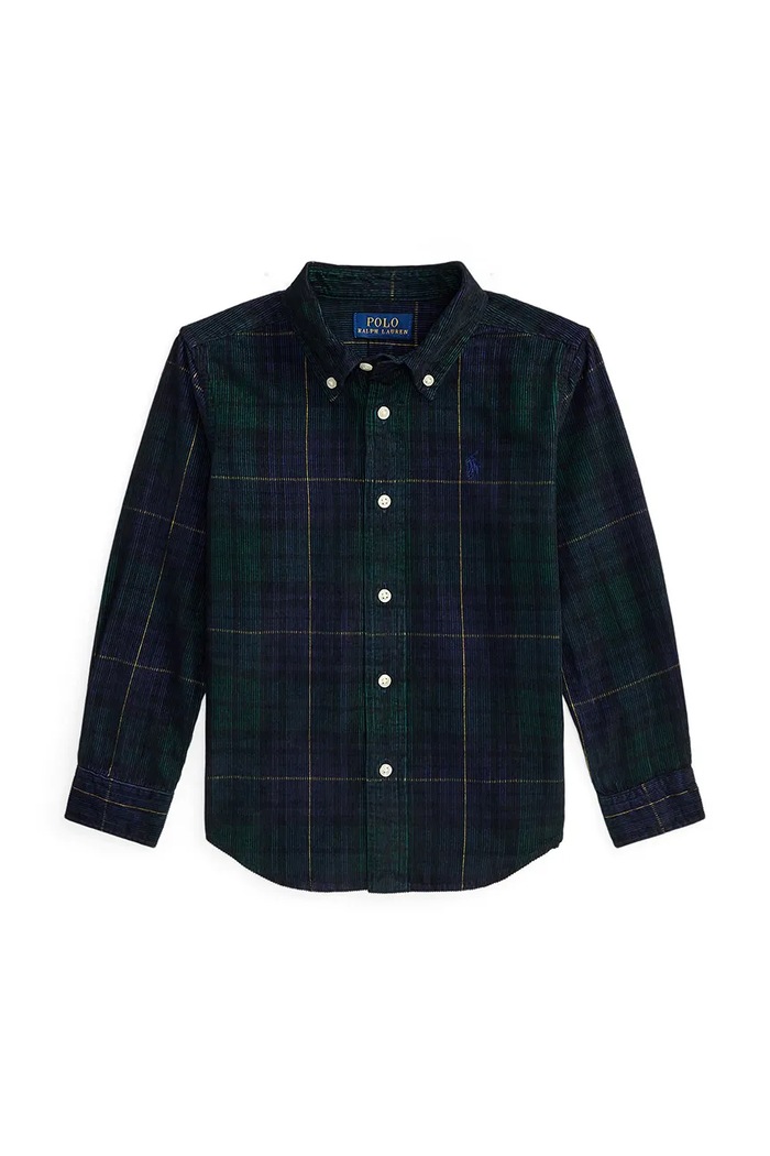 Polo Ralph Lauren Košeľa detská bavlnená 322B28200001 tmavomodrá AW26
