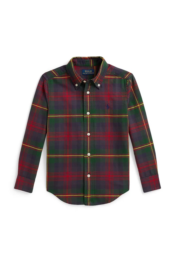 Polo Ralph Lauren Oxford košulja za djecu od pamuka 322B24638001 crvena AW26