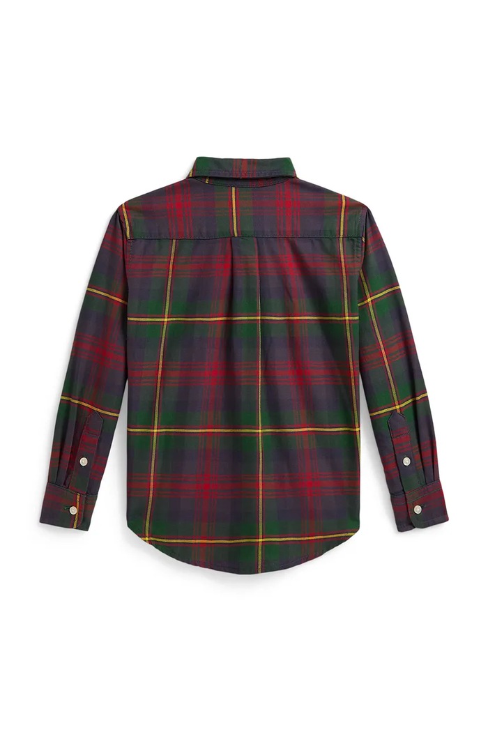 Dječaci Polo Ralph Lauren Oxford košulja za djecu od pamuka 322B24638001 crvena