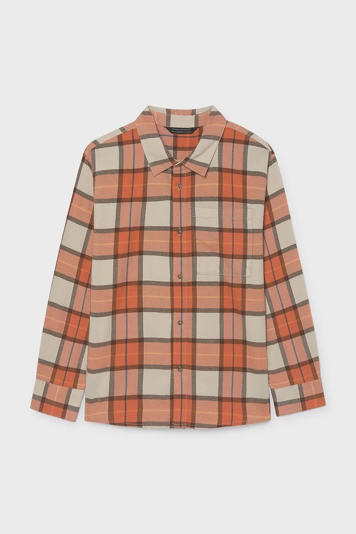 Mayoral сорочка дитяча бавовняна 7110.7E.Junior.9BY2 помаранчевий AW26