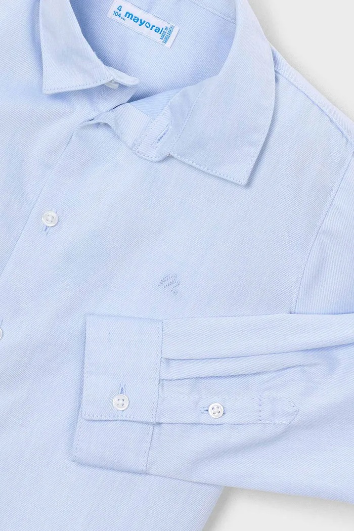 Dječaci Mayoral košulja za djecu od pamuka 146.5A.Mini.9BY2 plava