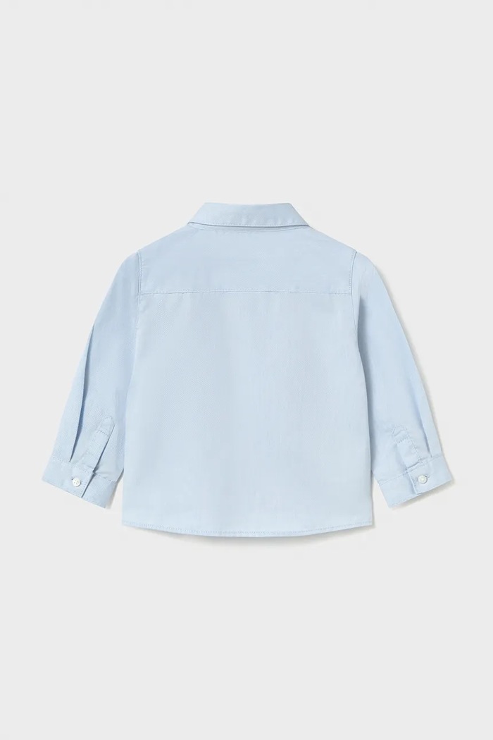 Mayoral рубашка для детей из хлопка 124.3E.Baby.9BY2 голубой AW26