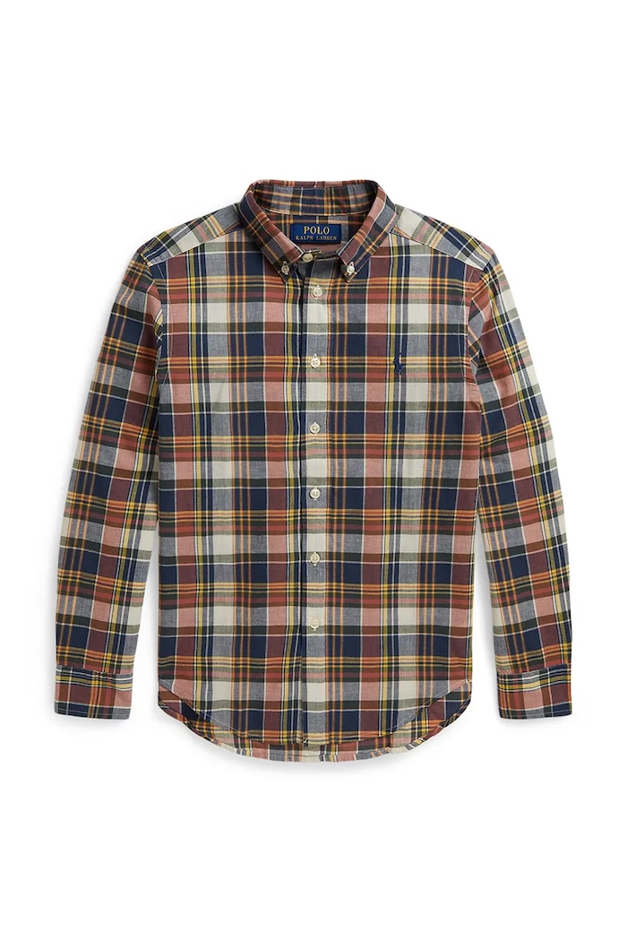 Polo Ralph Lauren koszula dziecięca bawełniana czarny 323B18219001