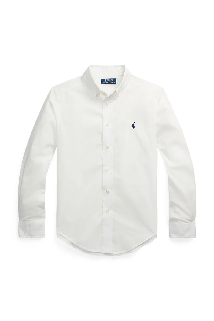Polo Ralph Lauren košeľa detská bavlnená biela 323952199001