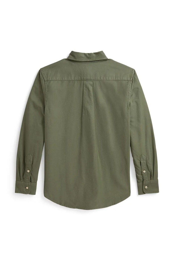 Polo Ralph Lauren πουκάμισο oxford παιδικό βαμβακερό 323858909501 πράσινο AW26