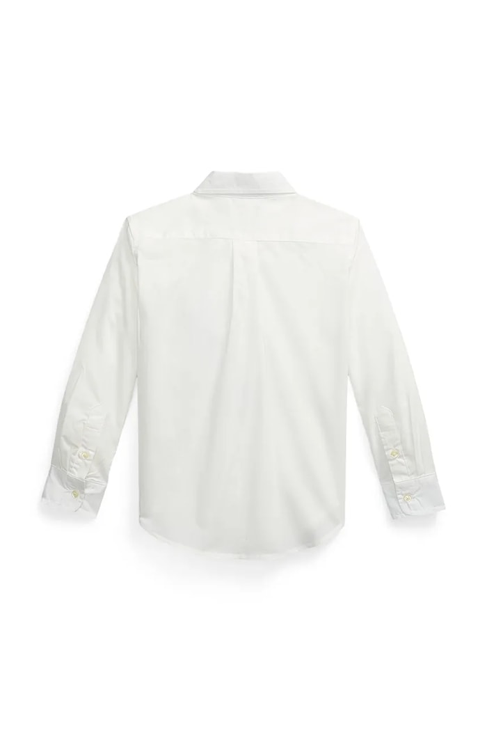 Polo Ralph Lauren koszula dziecięca bawełniana 322952199001 biały AW26