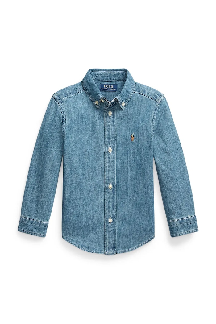 Polo Ralph Lauren košeľa detská rifľová 322713843001 modrá AW26