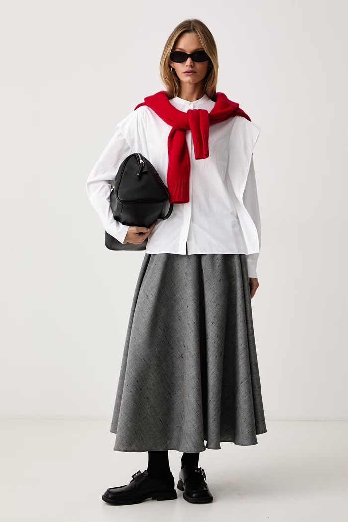 Officine Generale Košulja za žene od pamuka LEONORA W26WSHI001 bijela AW26