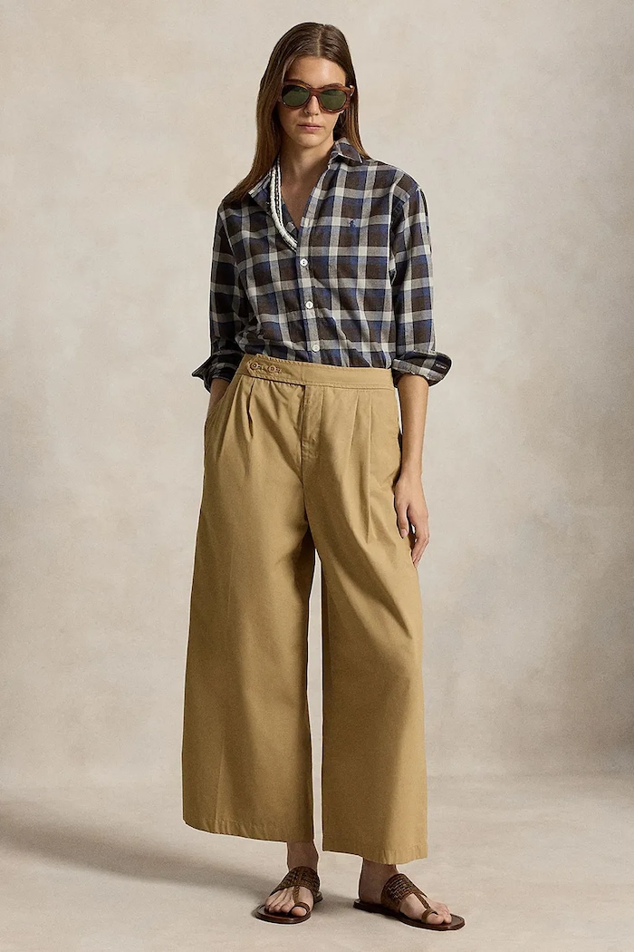 Odzież Polo Ralph Lauren Koszula damska bawełniana 211B36267 brązowy