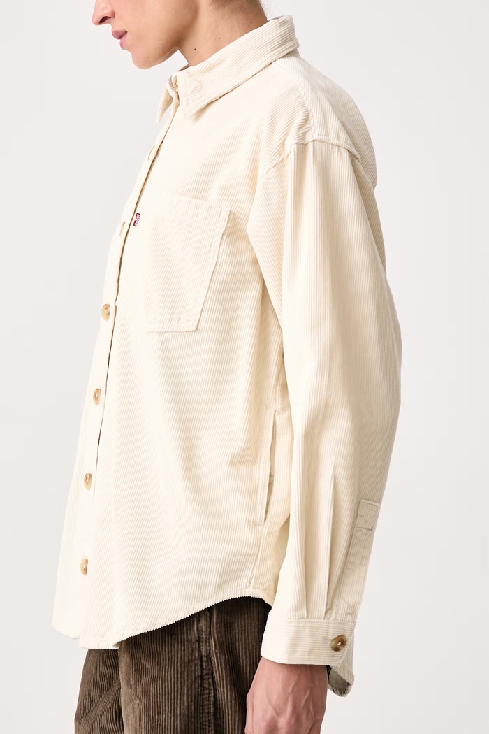 Πουκάμισο γυναικείο κοτλέ IRIS OVERSHIRT Levi's 001SS μπεζ