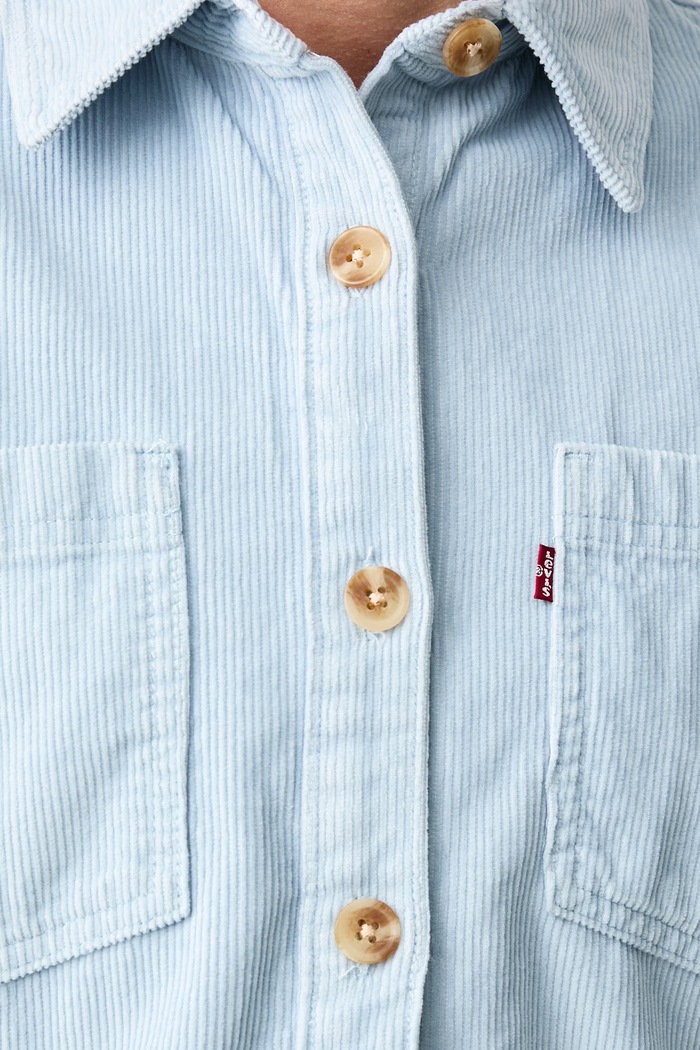 Πουκάμισο γυναικείο κοτλέ IRIS OVERSHIRT Levi's μπλε 001SS