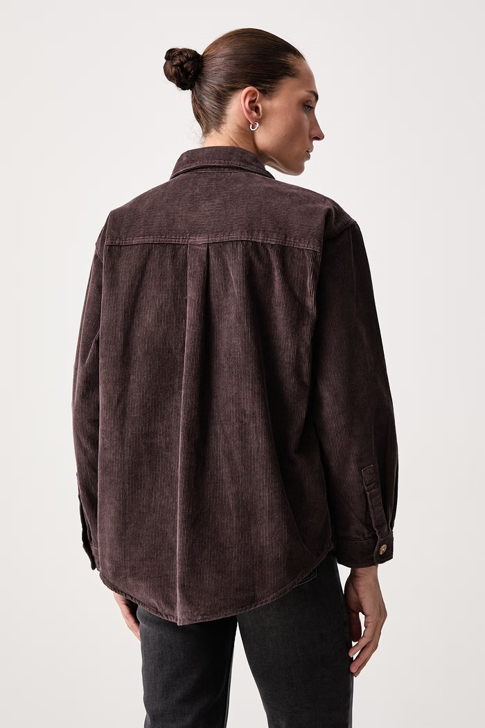 Odzież Levi's Koszula damska sztruksowa IRIS OVERSHIRT 001SS brązowy