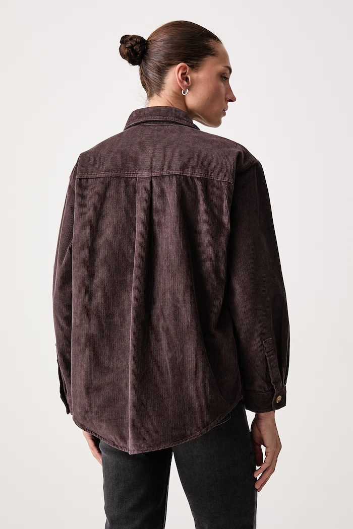 Odzież Levi's Koszula damska sztruksowa IRIS OVERSHIRT 001SS brązowy