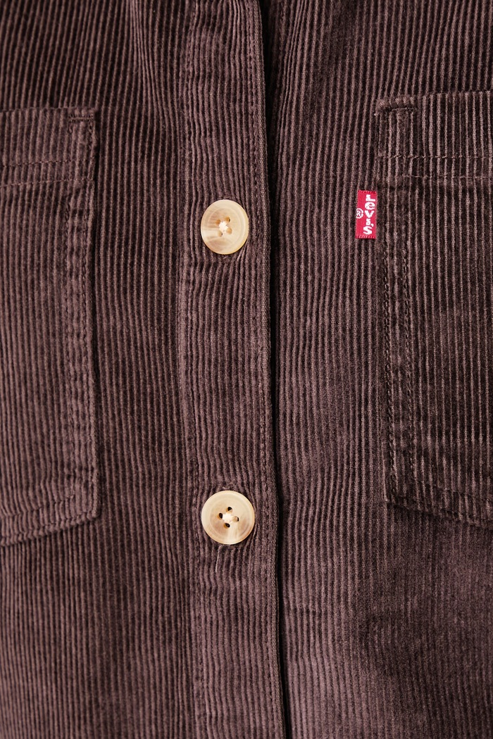 Koszula damska sztruksowa IRIS OVERSHIRT Levi's brązowy 001SS