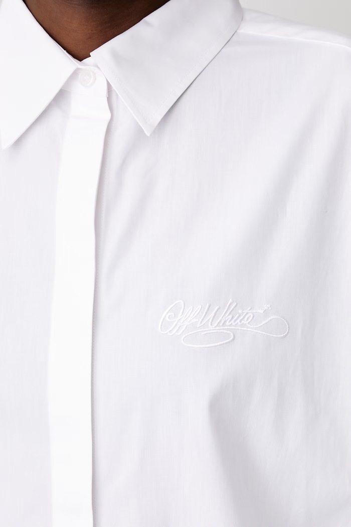 Off-White Co Pop Lover πουκάμισο βαμβακερό 2FB00371T