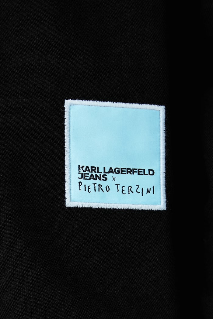 Koszula damska jeansowa x Pietro Terzini Karl Lagerfeld Jeans czarny B4W11004