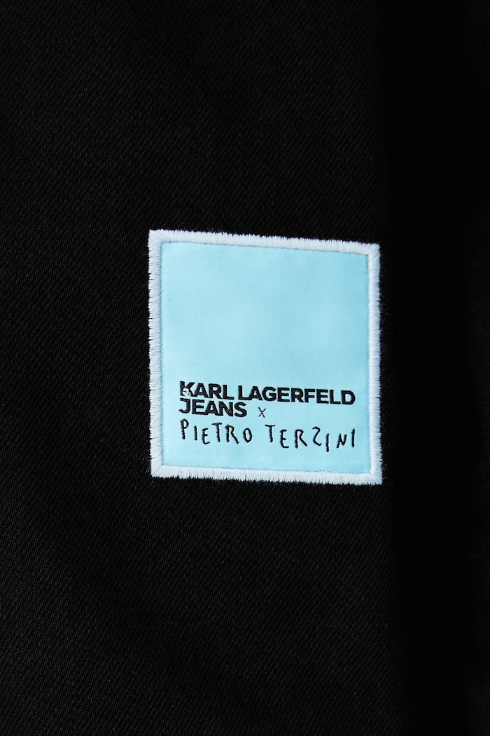 Koszula damska jeansowa x Pietro Terzini Karl Lagerfeld Jeans czarny B4W11004