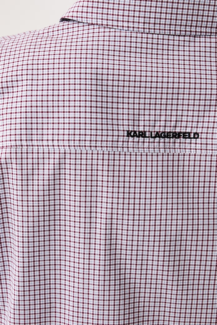 Πουκάμισο γυναικείο βαμβακερό Karl Lagerfeld B4W11008 κόκκινο