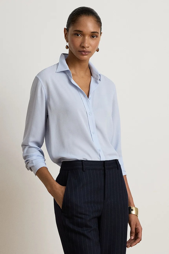 Lauren Ralph Lauren Koszula damska niebieski 200P13804