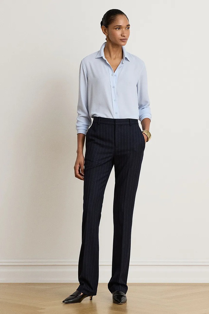 Odzież Lauren Ralph Lauren Koszula damska 200P13804 niebieski