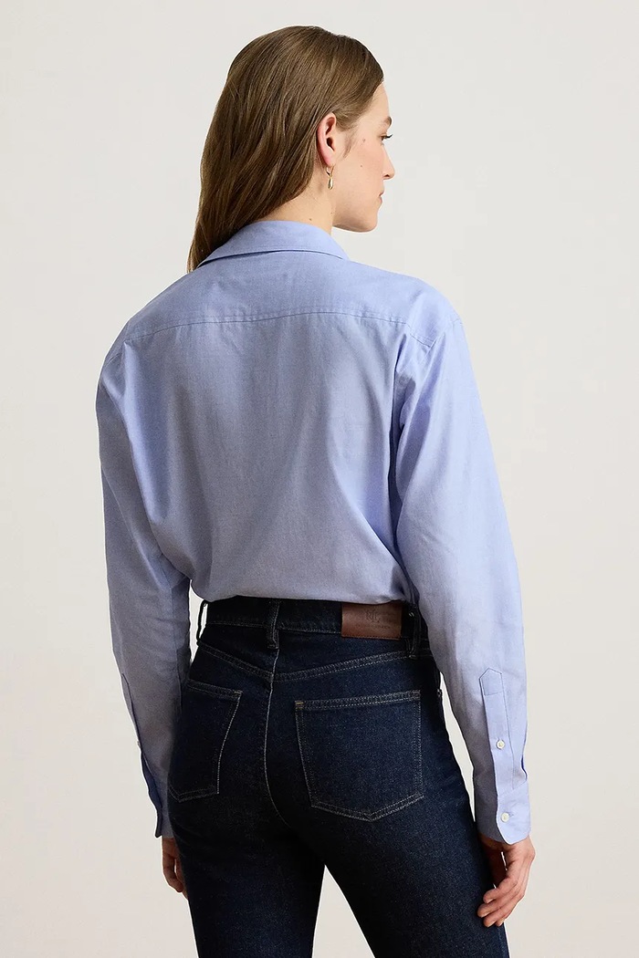 Lauren Ralph Lauren Koszula damska bawełniana 200B27668 niebieski AW26