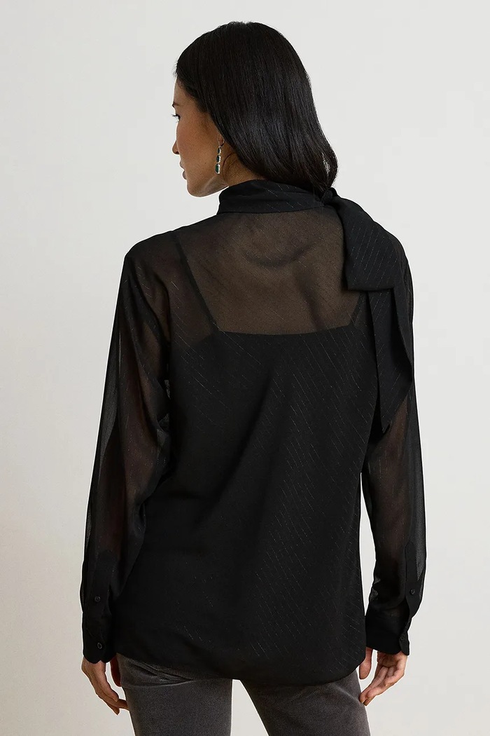 Lauren Ralph Lauren Blúzka dámska 200B27617 čierna AW26