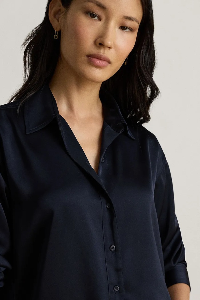 Koszula damska Lauren Ralph Lauren 200B27610 granatowy