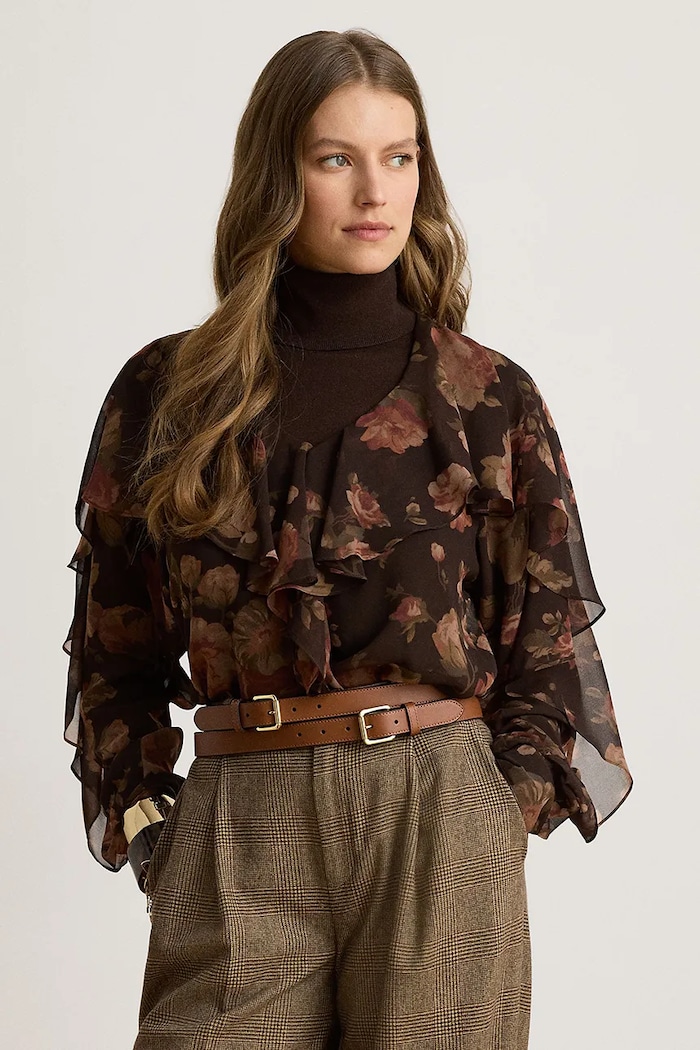 Lauren Ralph Lauren Bluzka damska brązowy 200B27602