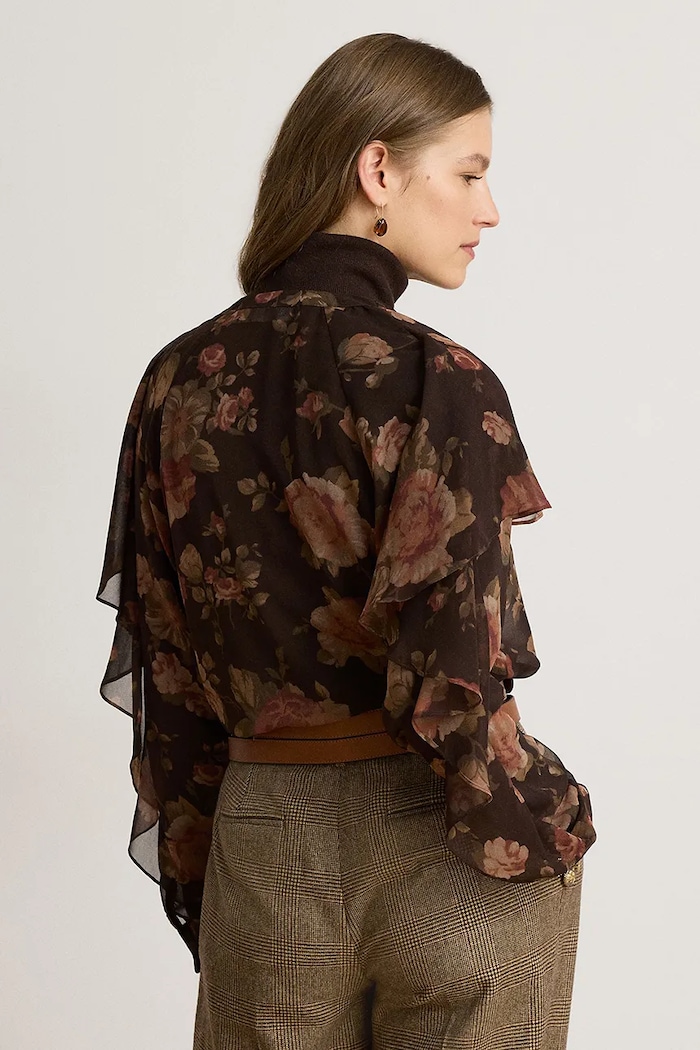 Lauren Ralph Lauren Bluzka damska 200B27602 brązowy AW26