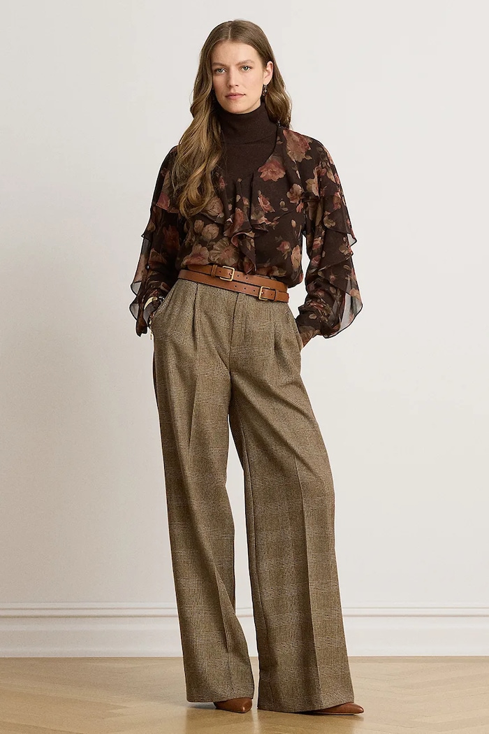 Odzież Lauren Ralph Lauren Bluzka damska 200B27602 brązowy