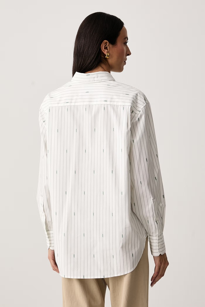 Odzież Lacoste Koszula damska bawełniana CF0212 biały