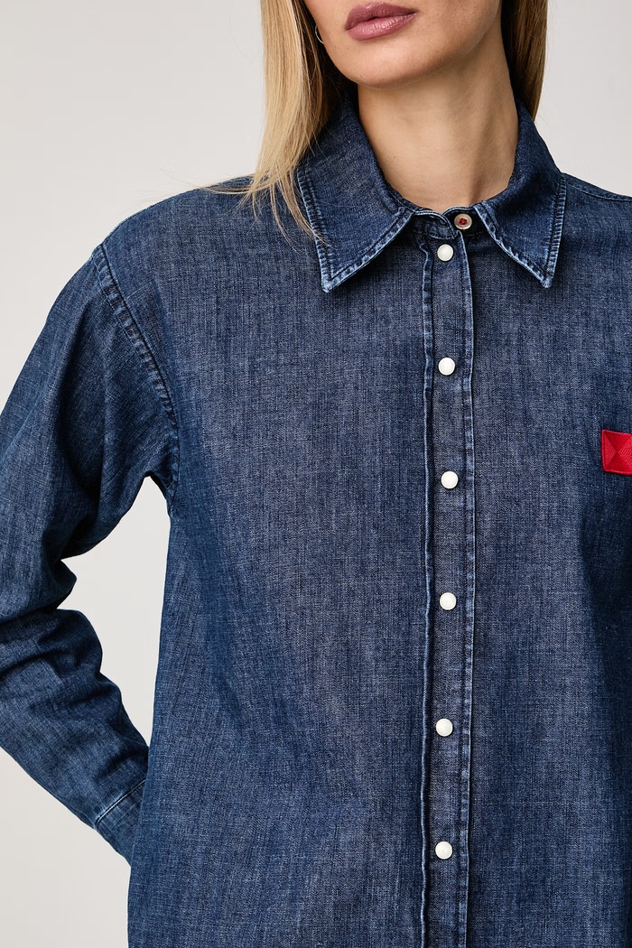 Koszula damska jeansowa ULTIMO Max&Co. 2626116063200 granatowy