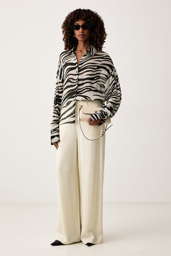 Patrizia Pepe Koszula damska z wiskozy 2C0030.C0279 czarny AW26