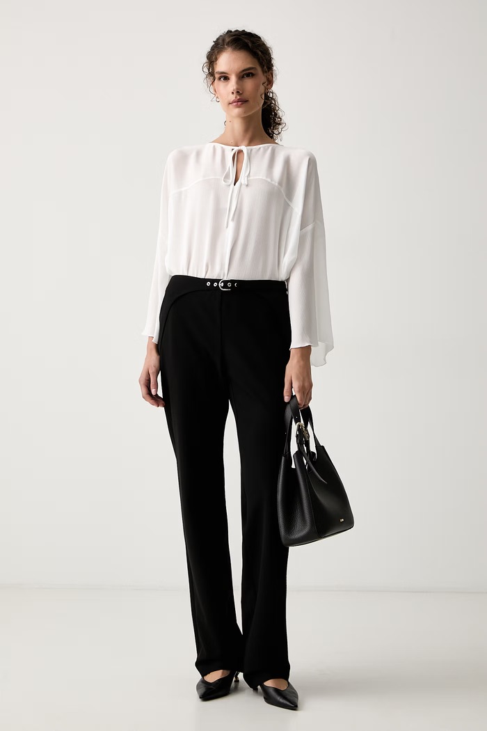Max&Co. Bluzka damska TARTINA 2626116151200 biały AW26