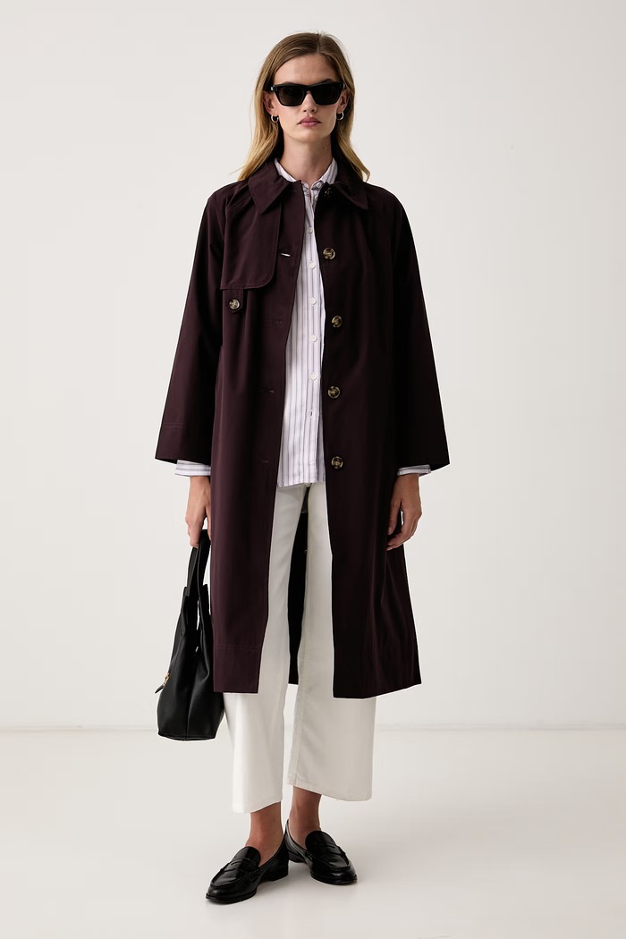 Barbour Koszula damska z lyocellu Evangeline LSH1772 fioletowy AW26